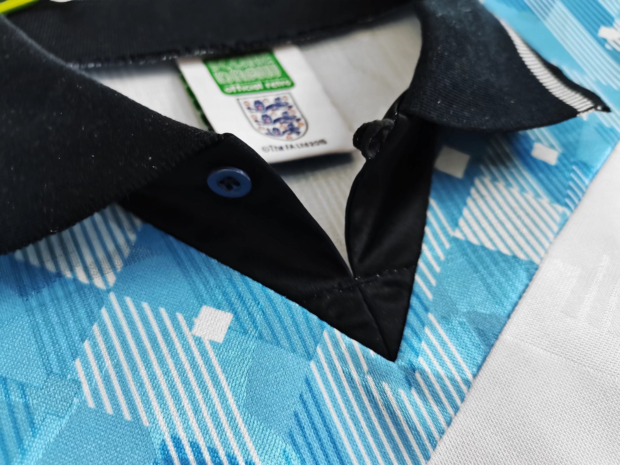 England 1990 World Cup Tricolour Retro Jersey Champion Gearz