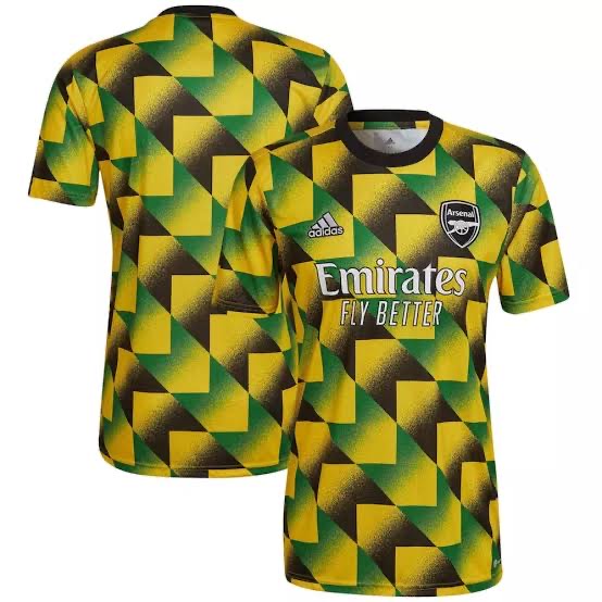 Arsenal Jamaica Pre-Match 22/23 Jersey Champion Gearz