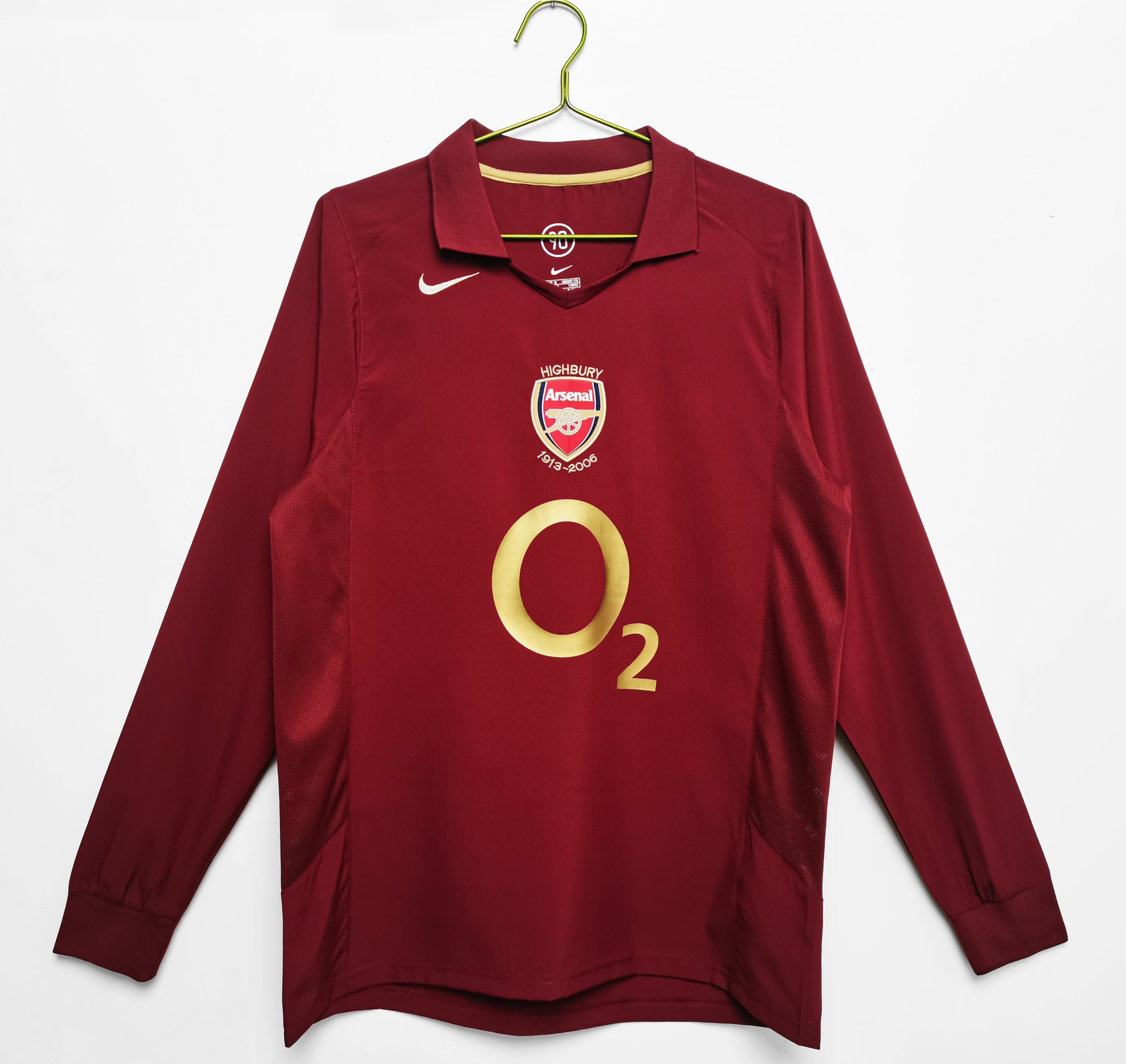 Arsenal 05/06 Long Sleeves Home Jersey Champion Gearz