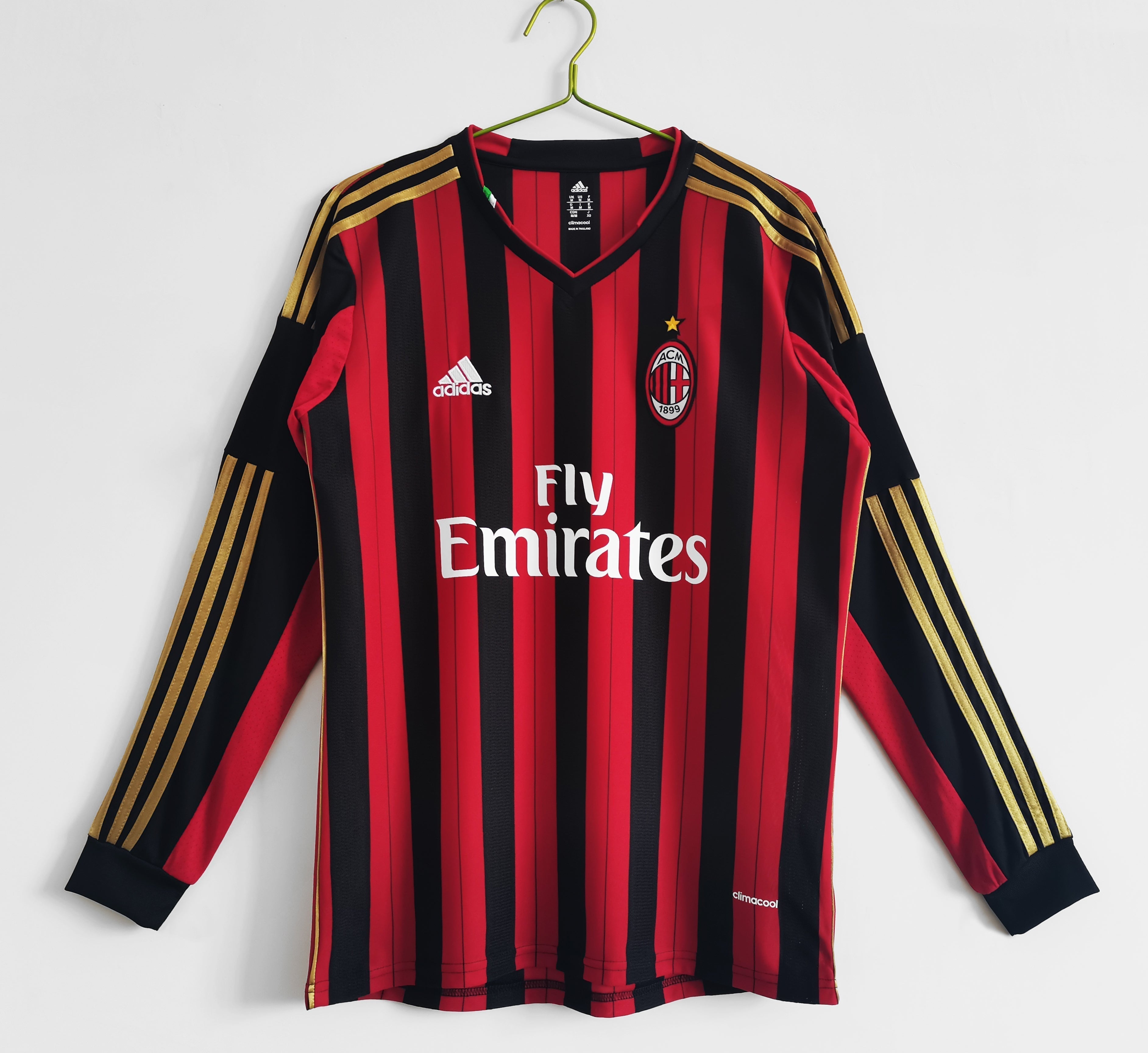 AC Milan 13/14 Long Sleeves Home Jersey Champion Gearz