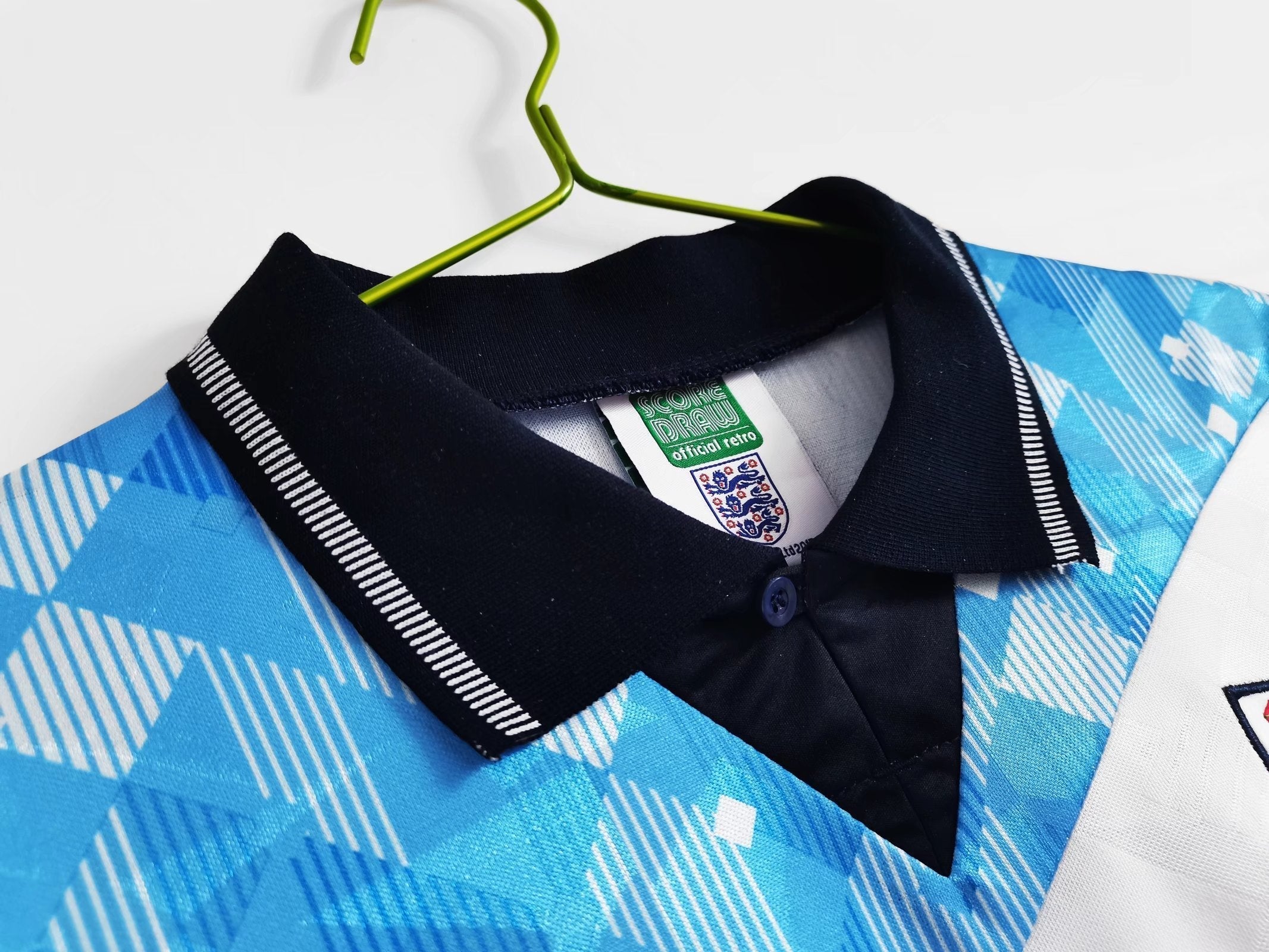 England 1990 World Cup Tricolour Retro Jersey Champion Gearz