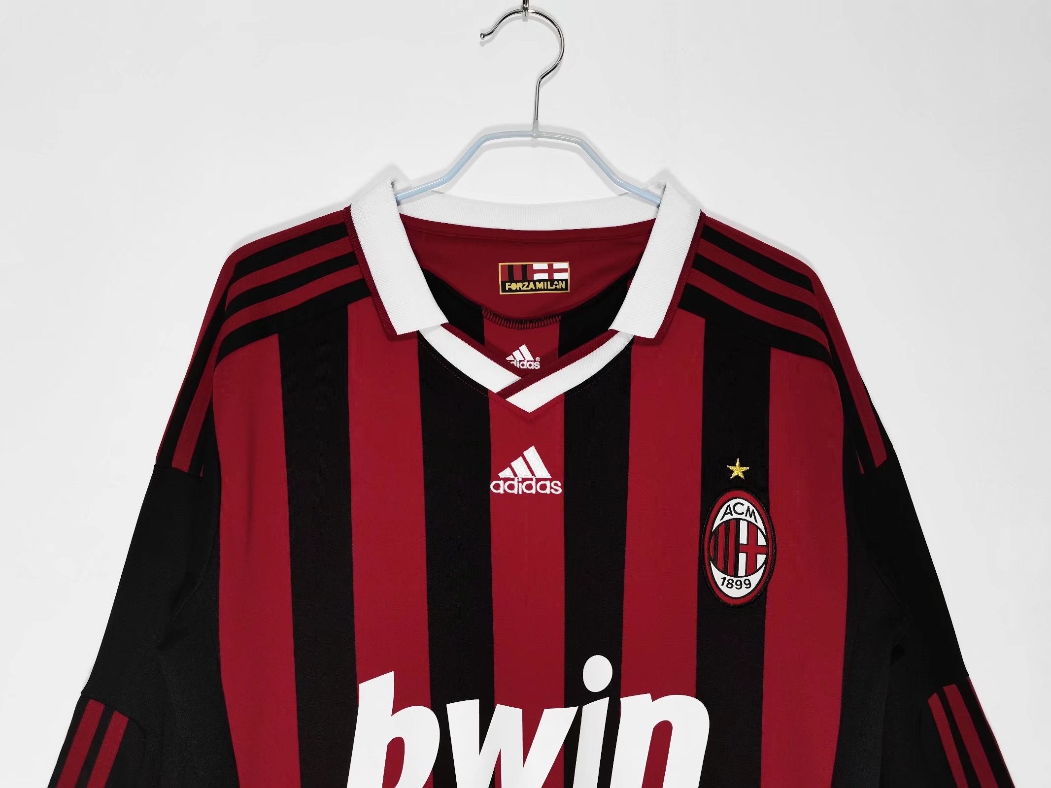 AC Milan 09/10 Long Sleeves Home Jersey Champion Gearz