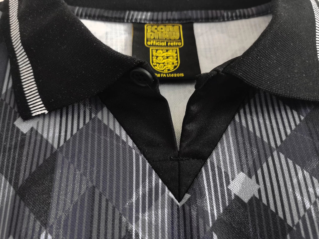 England 1990 World Cup Blackout Retro Jersey Champion Gearz