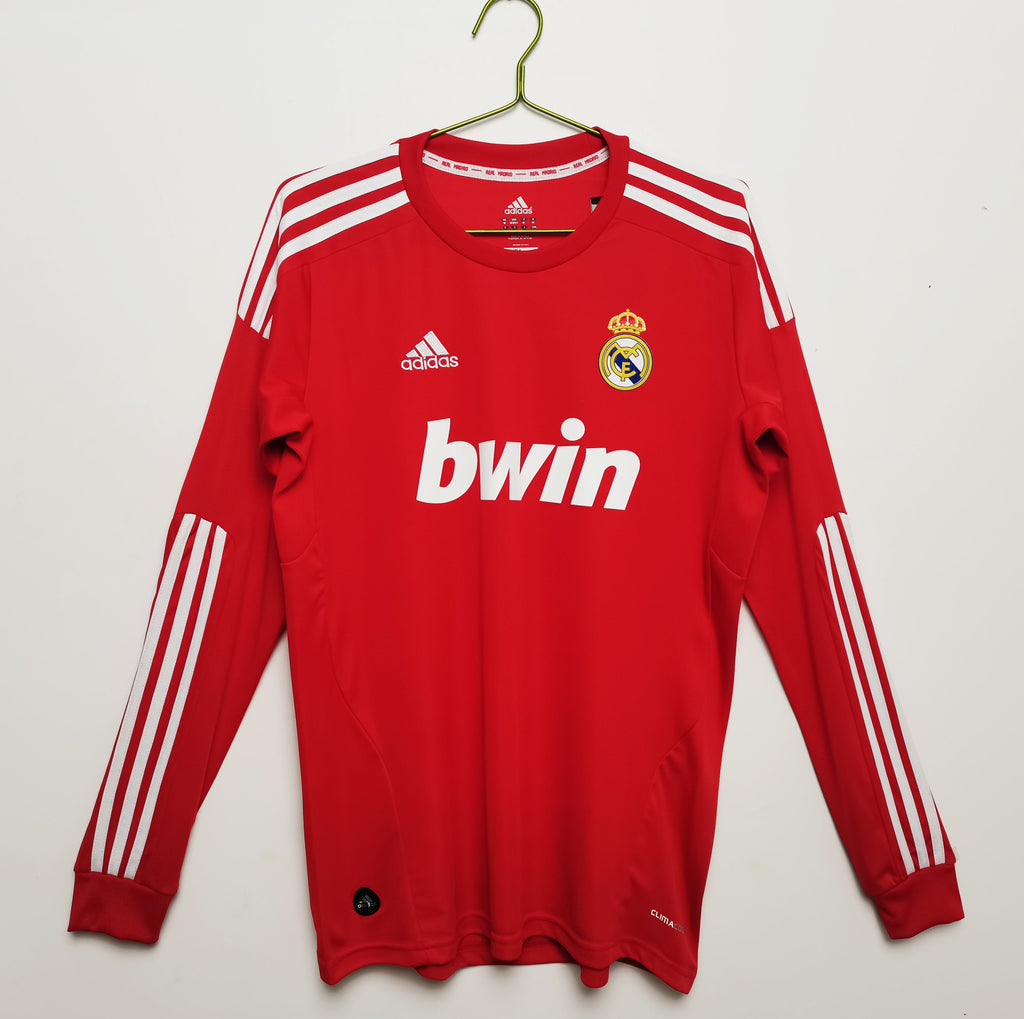 Real Madrid Long Sleeves  11/12 Away Jersey