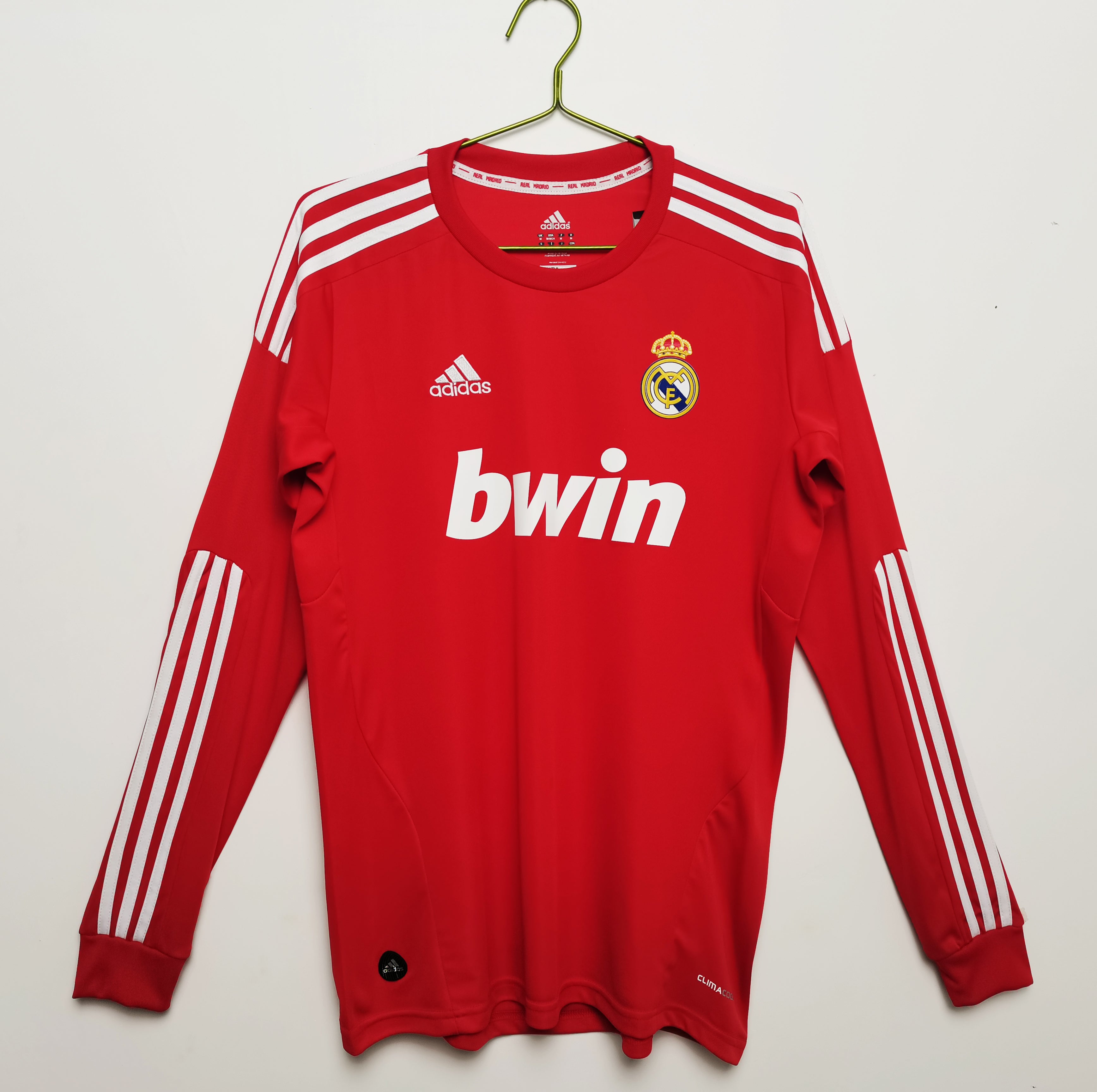Real Madrid Long Sleeves  11/12 Away Jersey