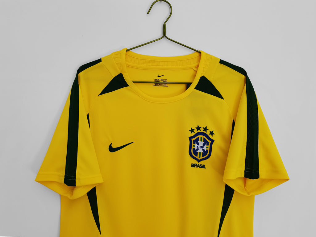 Brazil 2002 Home Jersey Champion Gearz