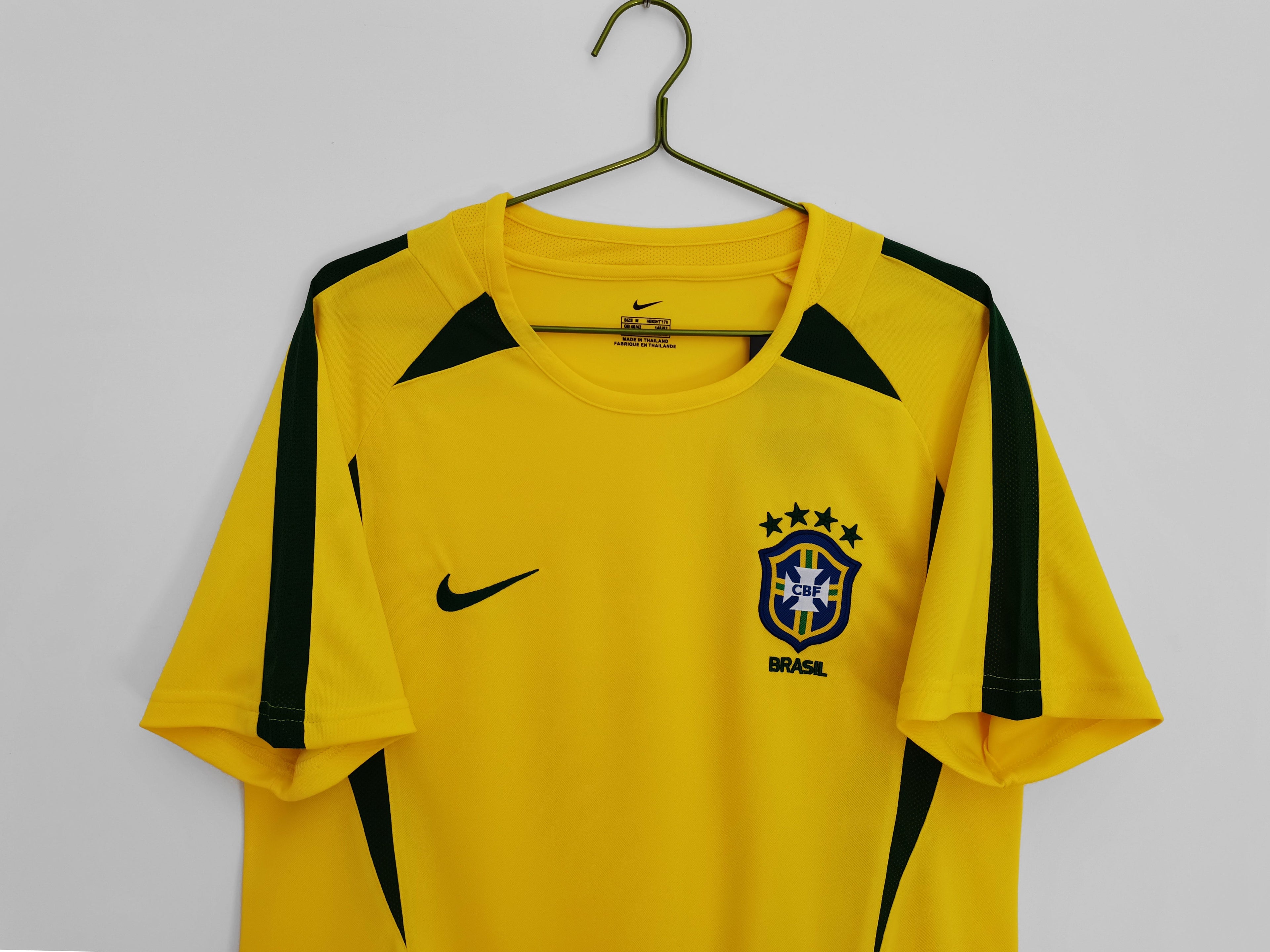 Brazil 2002 Home Jersey Champion Gearz