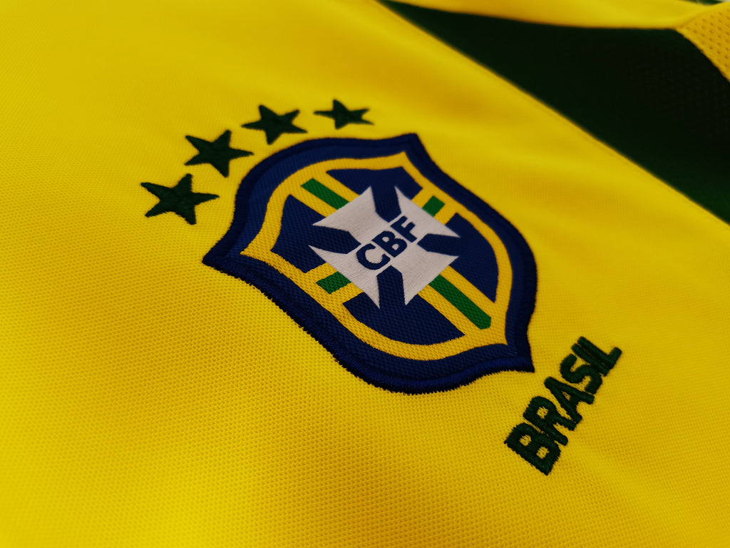 Brazil 2002 Home Jersey Champion Gearz