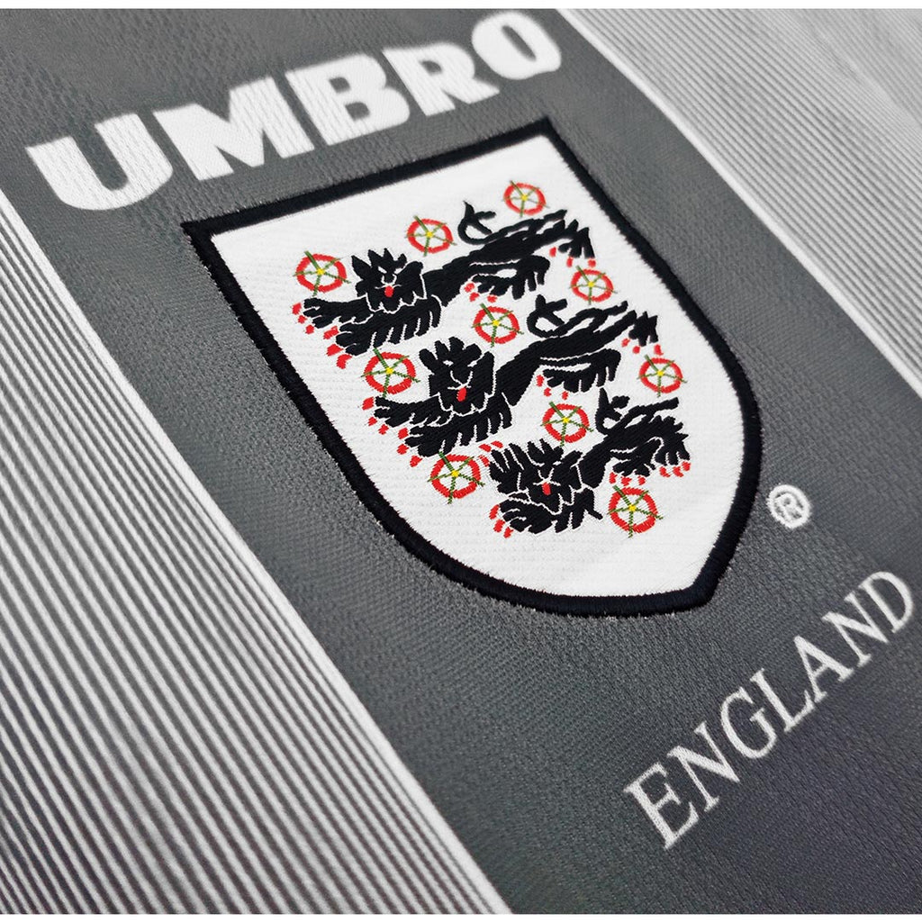 England 1996 Long Sleeves Away  Jersey Champion Gearz