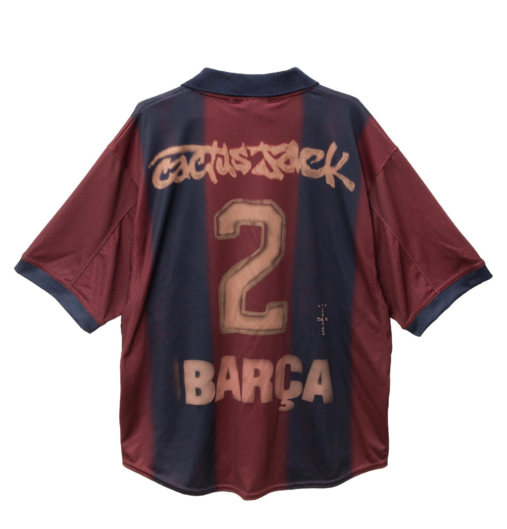 CJ x FC BARCELONA RETRO 00/01 HOME SKELETON JERSEY Vintage Joint