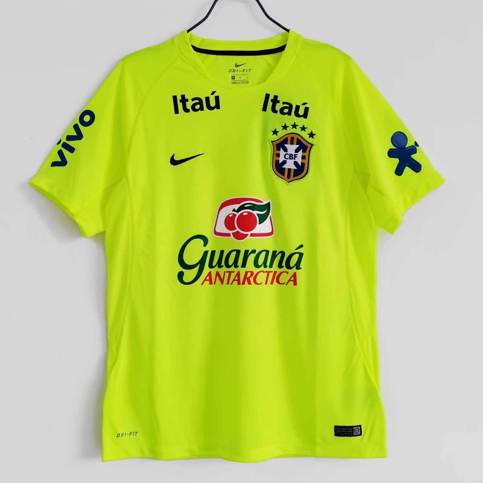 Brazil 2020 Season Fluorescent green Training Jersey Champion Gearz