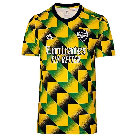 Arsenal Jamaica Pre-Match 22/23 Jersey Champion Gearz