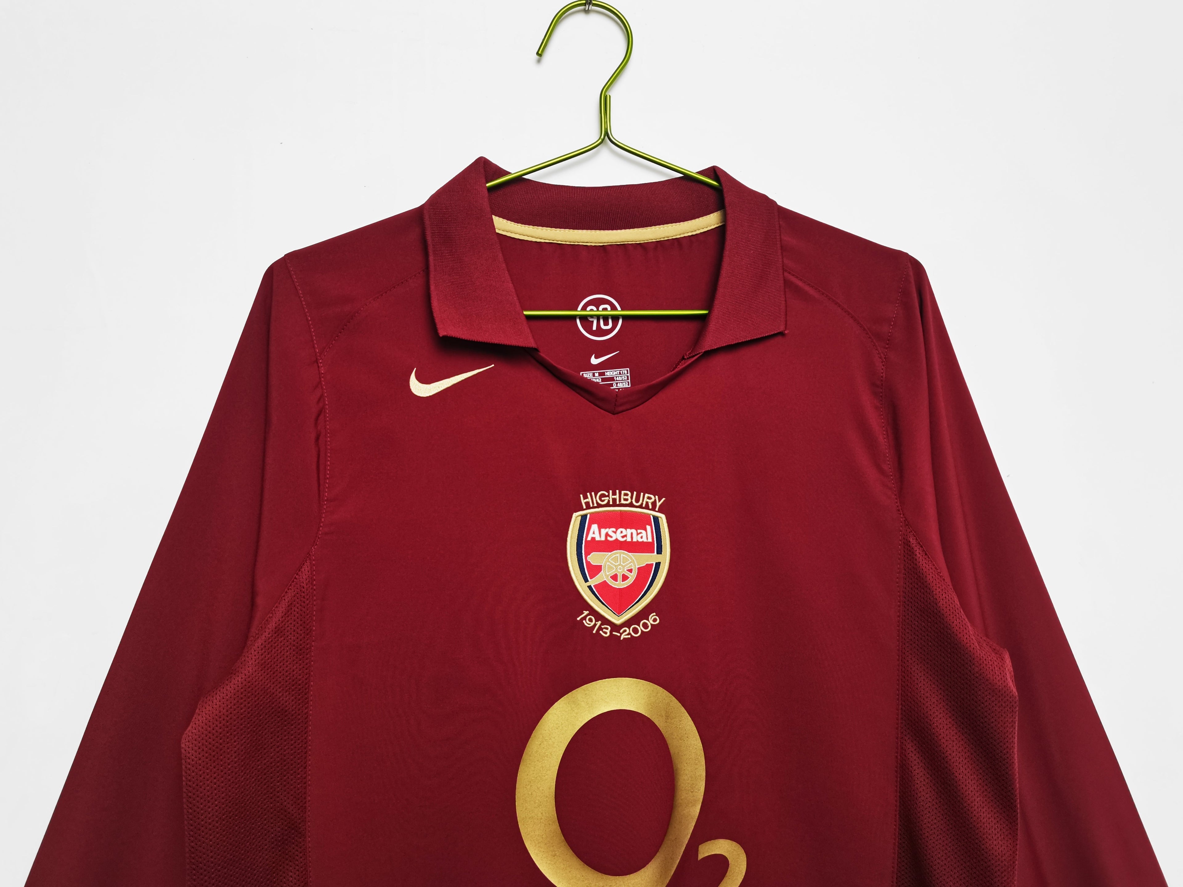 Arsenal 05/06 Long Sleeves Home Jersey Champion Gearz