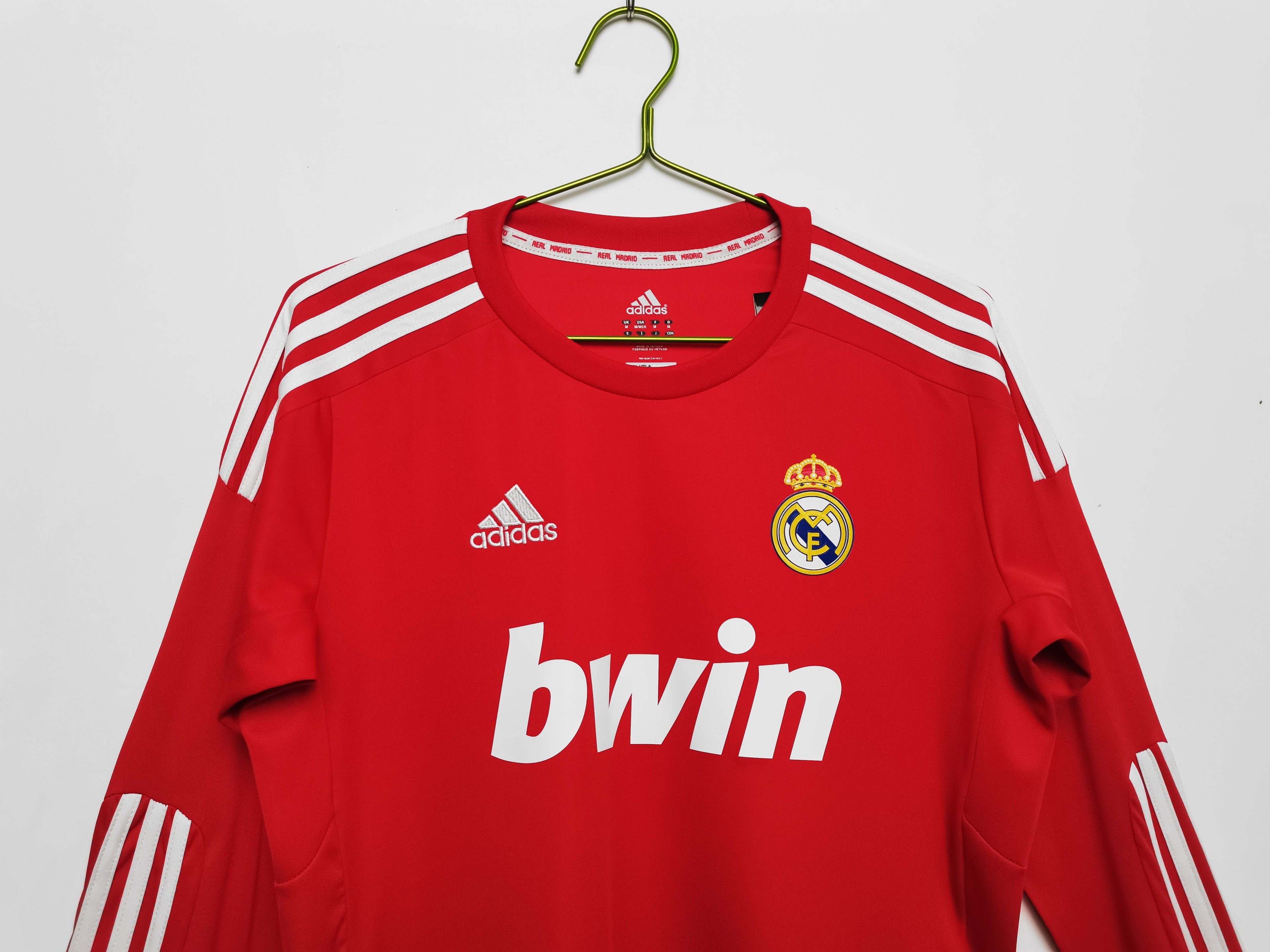 Real Madrid Long Sleeves  11/12 Away Jersey