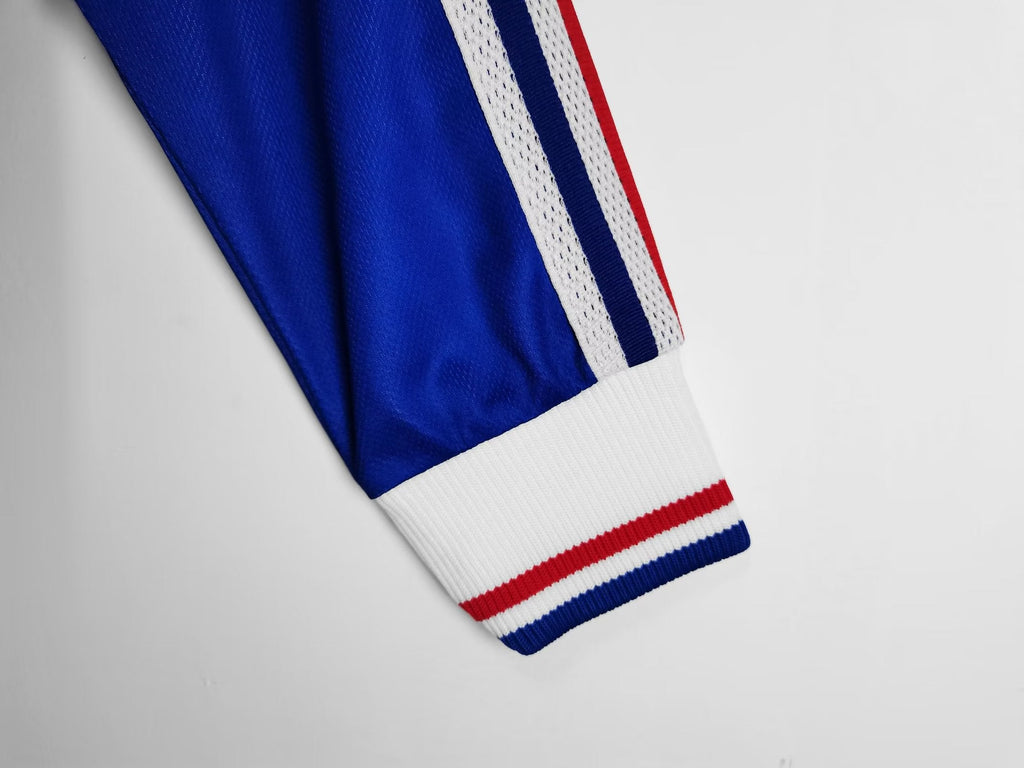 France 1998 Long Sleeves Home Jersey Champion Gearz