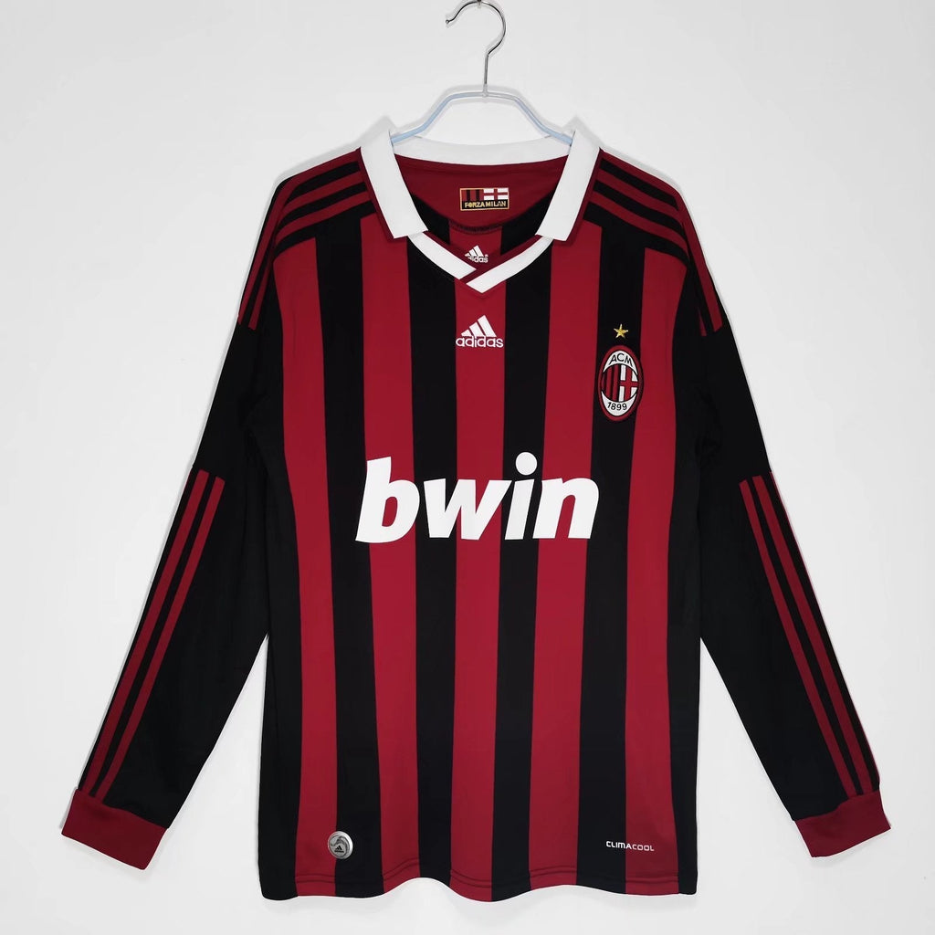 AC Milan 09/10 Long Sleeves Home Jersey Champion Gearz