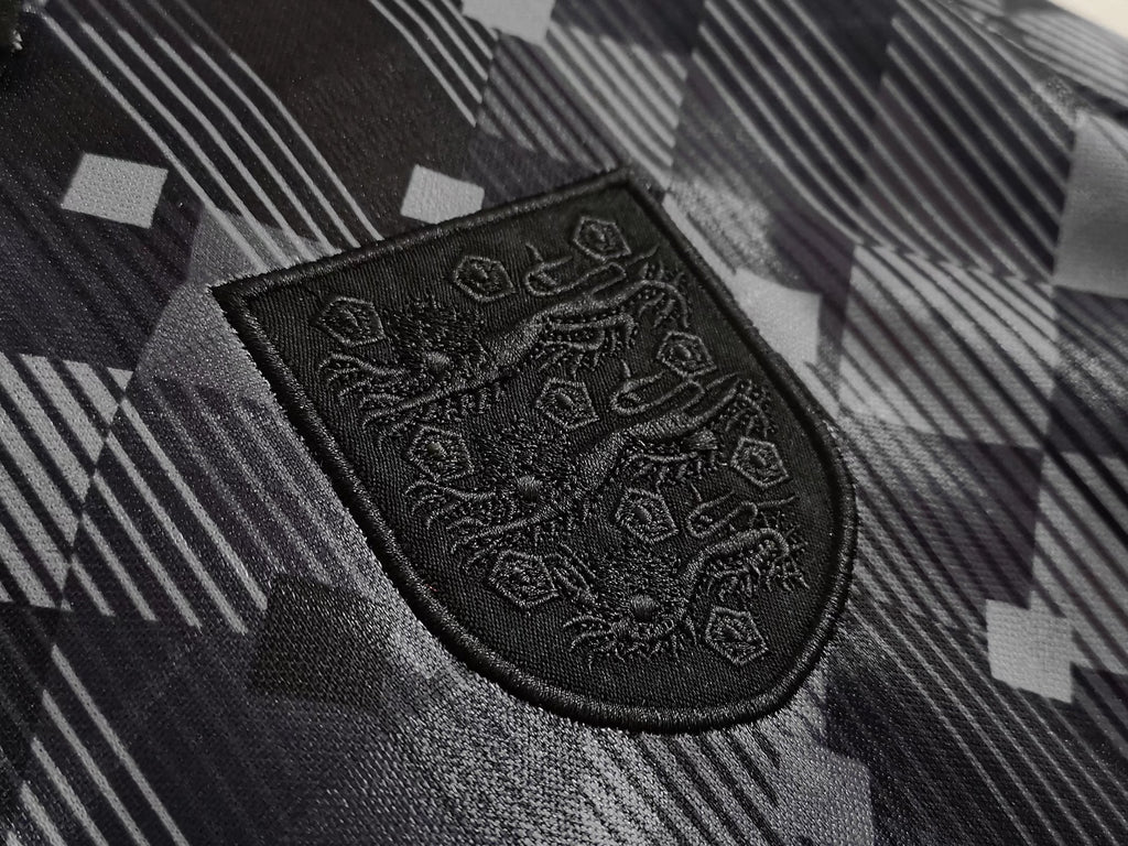 England 1990 World Cup Blackout Retro Jersey Champion Gearz