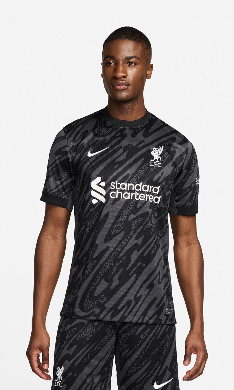 Liverpool 24/25 Black GoalKeeper Jersey Champion Gearz